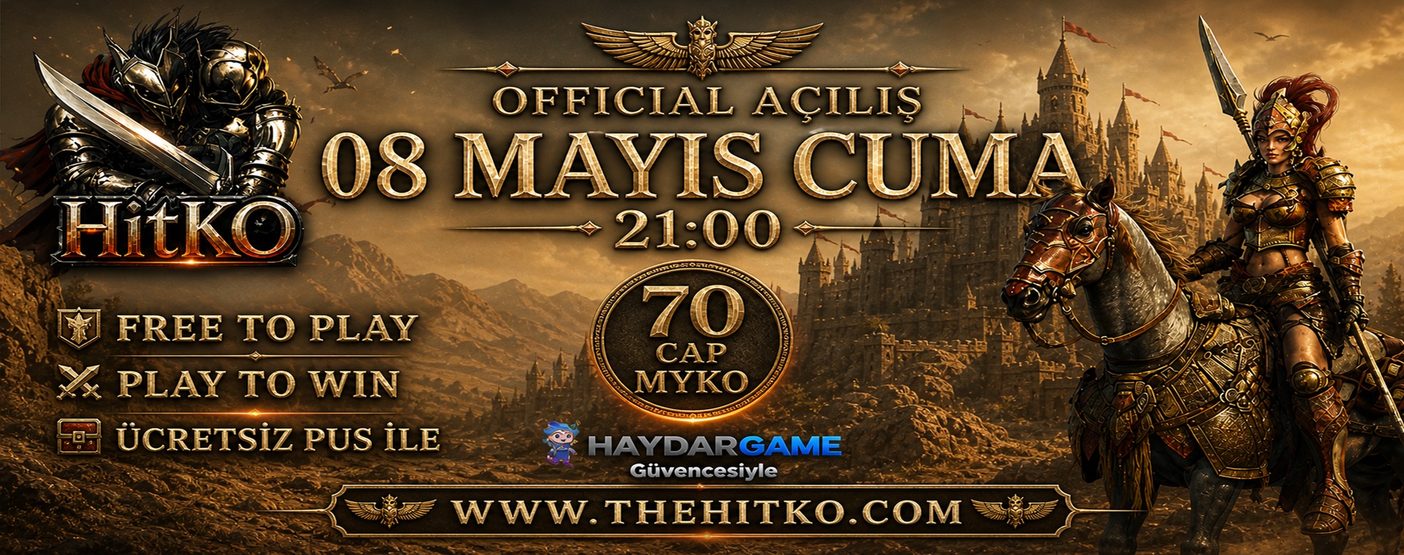 ✅ THEHİTKO.COM ✅ ▌ TAMAMEN ÜCRETSİZ PUS ▌ 8 MAYIS CUMA 21:00 ▌ORJINAL 70 CAP MYKO