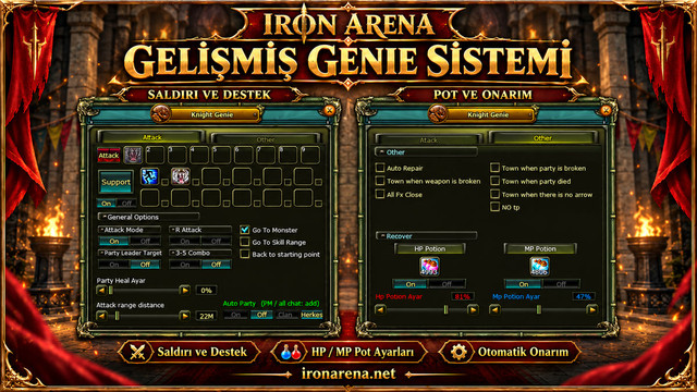 ⚔️ ironarena.net ⚔️ V24Xx Light-Farm Server ⚔️ Official 09.10.2026 ⚔️