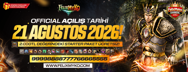 FelixMyko.Com ▌Old Myko v.1098 ▌Academy Açılış : 04 Eylül Cuma 21:00 ▌Starter Paket Bizden !