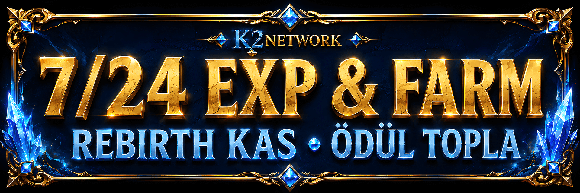 ⚔️ K2Network V2619 – Yeni Nesil Farm Dönemi! | Ücretsiz PUS | +30 Rebirth | Auto Upgrade | 7/24 Farm