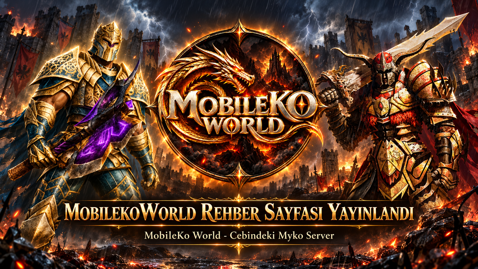 MobileKO World Rehber Sayfası Yayınlandı — MobileKo World, Cebindeki Myko Server
