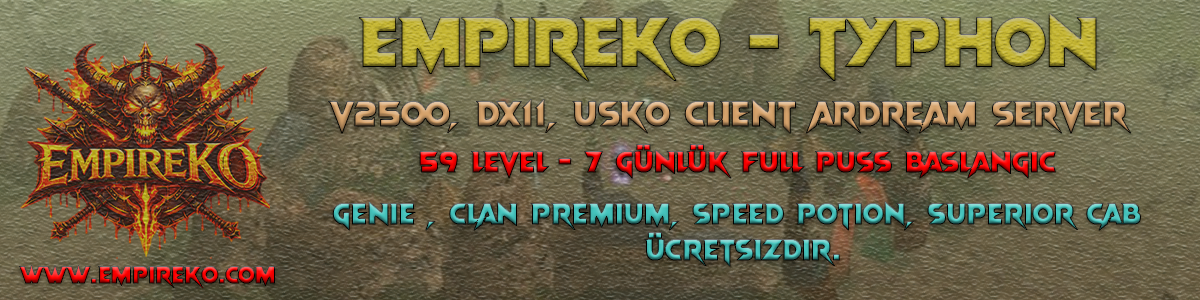 ⚔️ V2600 DX 11 62/1 Ardream Server ⚔️Güncel Alt Yapı⚔️
